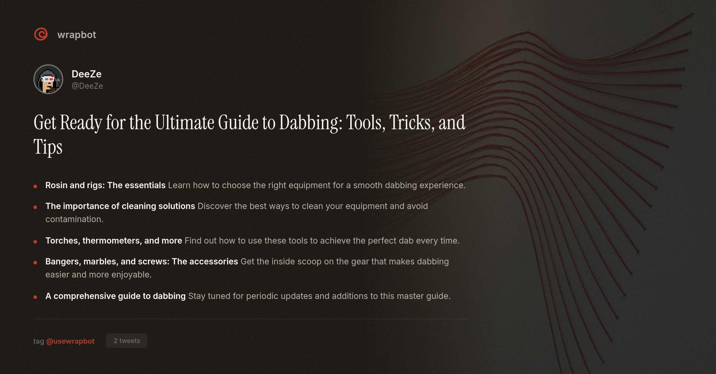 Get Ready for the Ultimate Guide to Dabbing: Tools, Tricks, and Tips