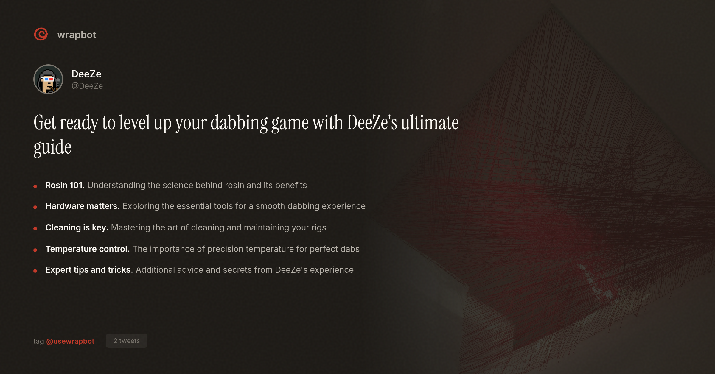 Get ready to level up your dabbing game with DeeZe's ultimate guide