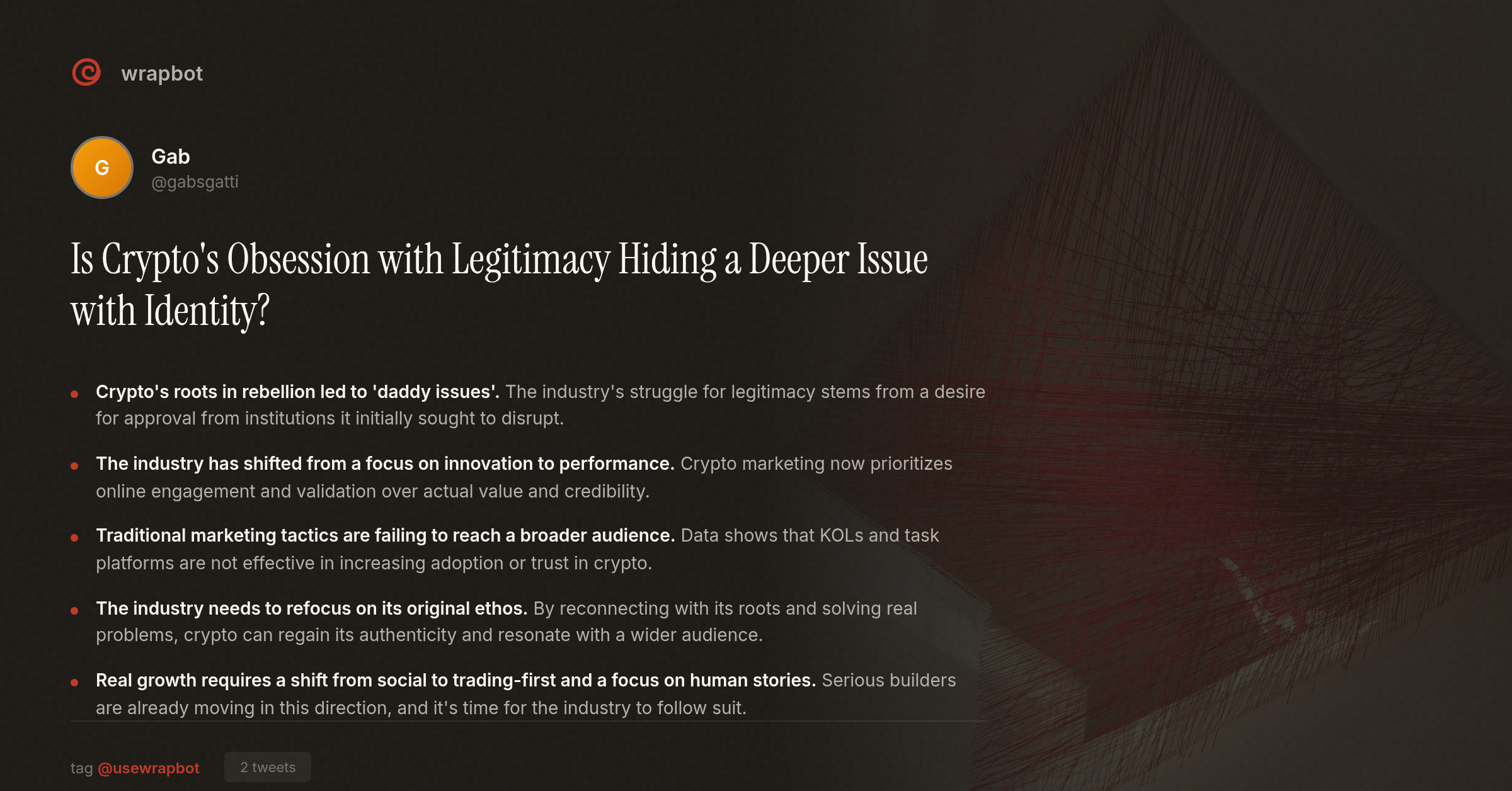 Is Crypto's Obsession with Legitimacy Hiding a Deeper Issue with Identity?