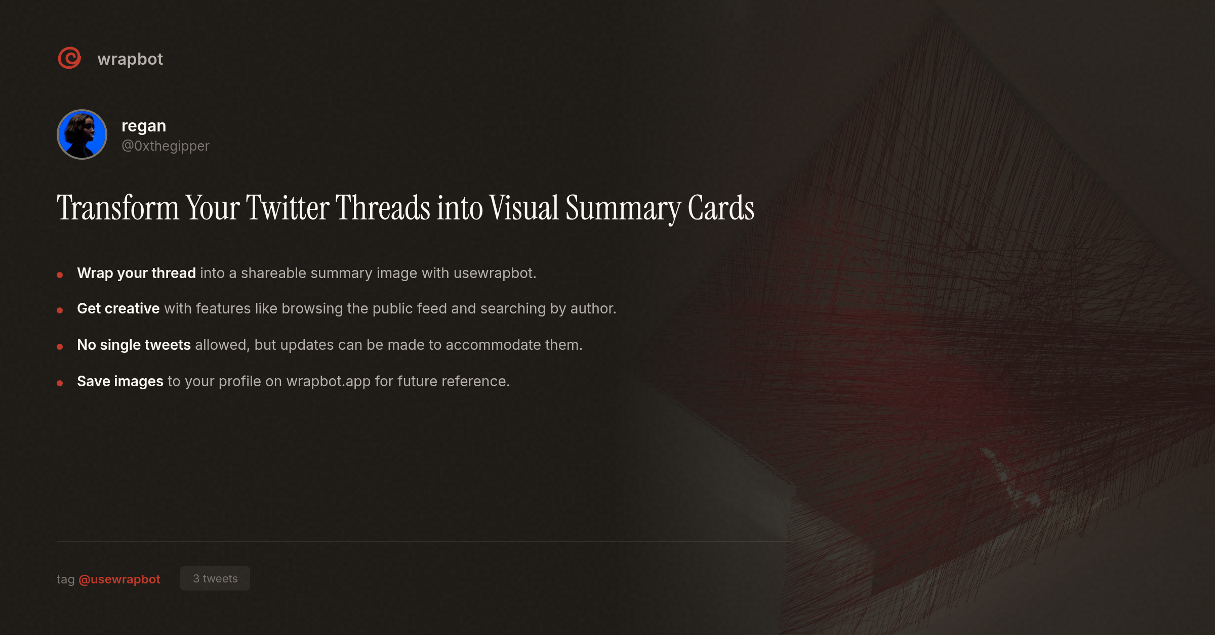 Transform Your Twitter Threads into Visual Summary Cards